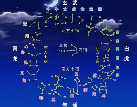 星宿是什麼|揭祕二十八星宿：月亮的驛站與中華文化的瑰寶